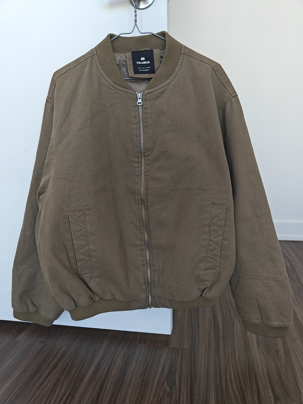Pull&Bear Olive-Brown Bomber Jacket